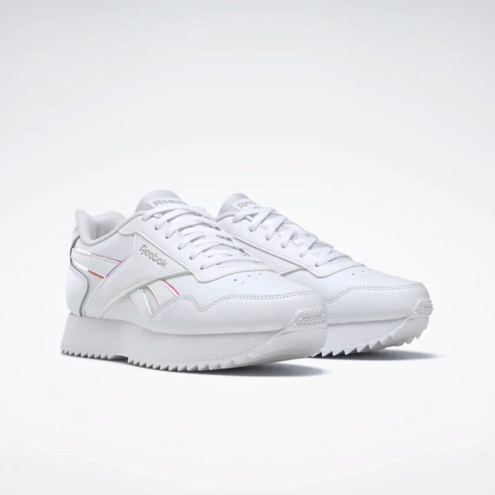 Reebok Women's White Royal Glide Ripple Sneakers Size 10 us GW1182